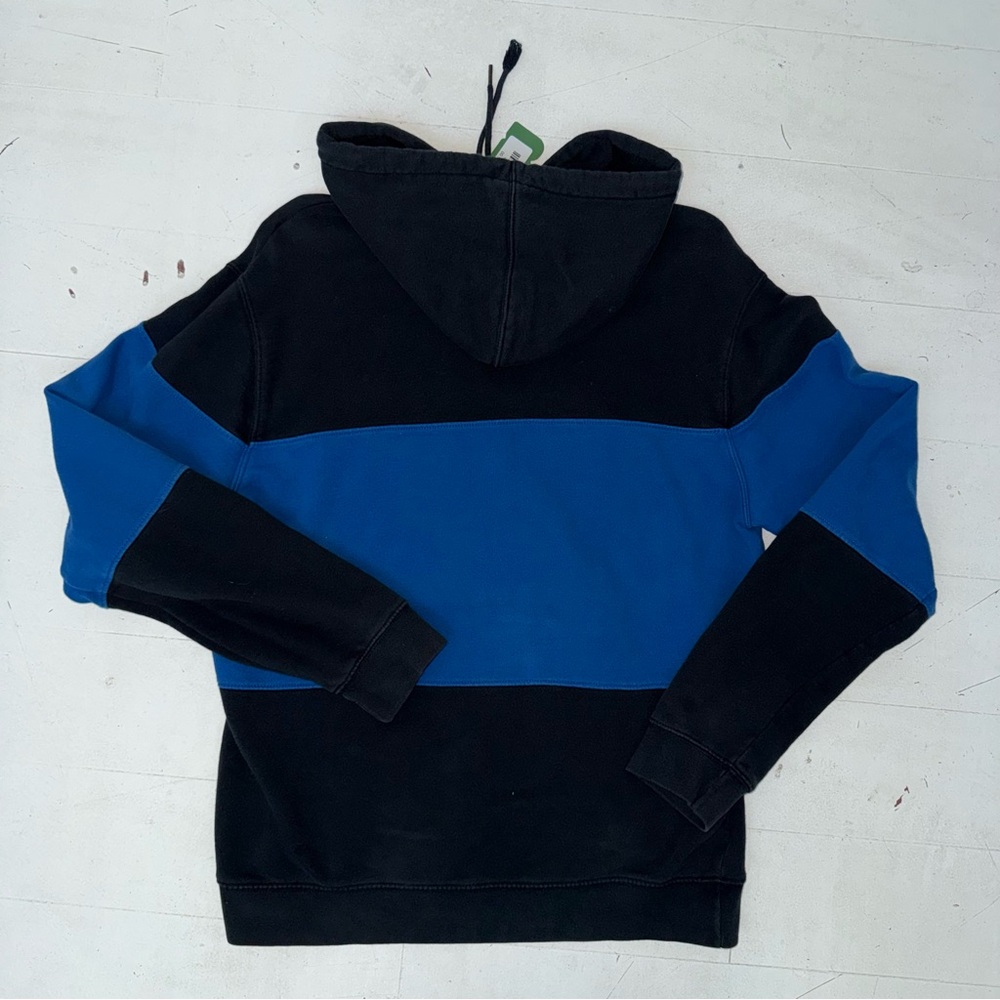 Vintage DC Men's Hoodie with Black and Blue Design 90s Skateboard Retro - Picture 5 of 5